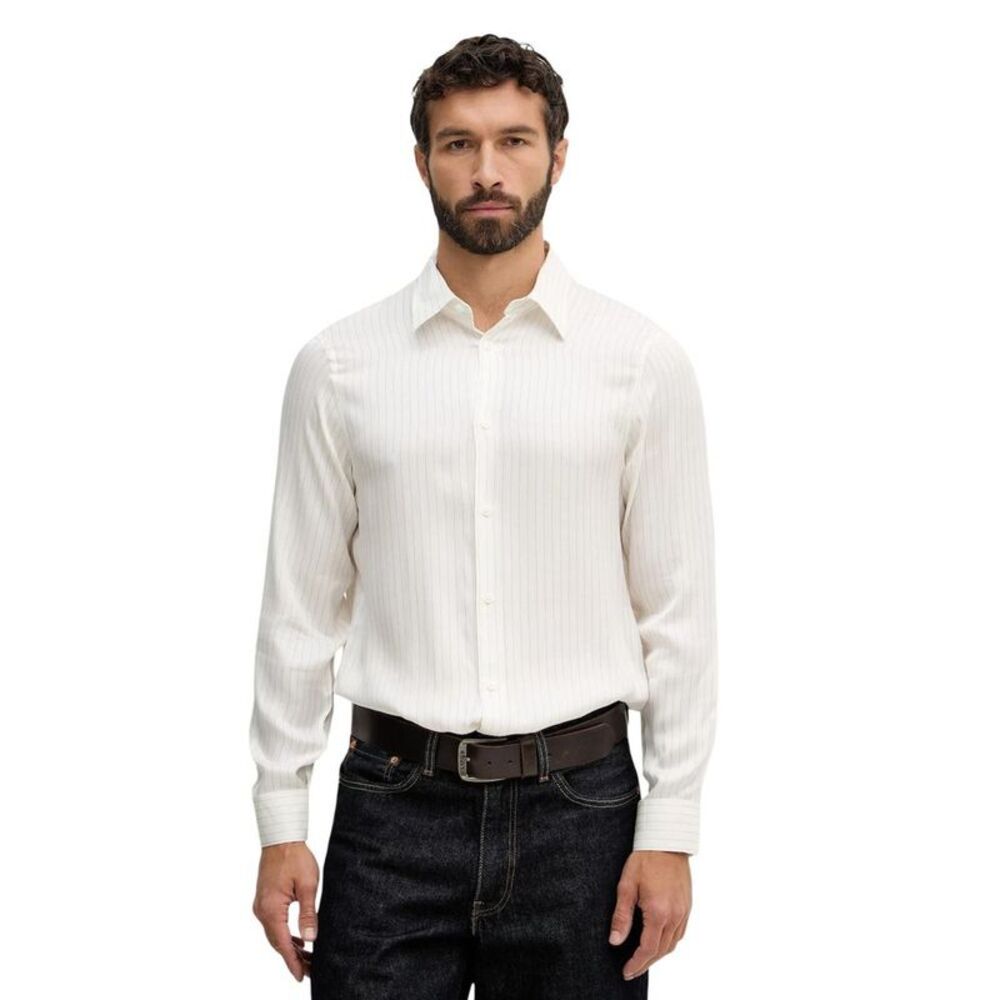 Armani Exchange Bicolor Viscose Pattern Men's Shirt